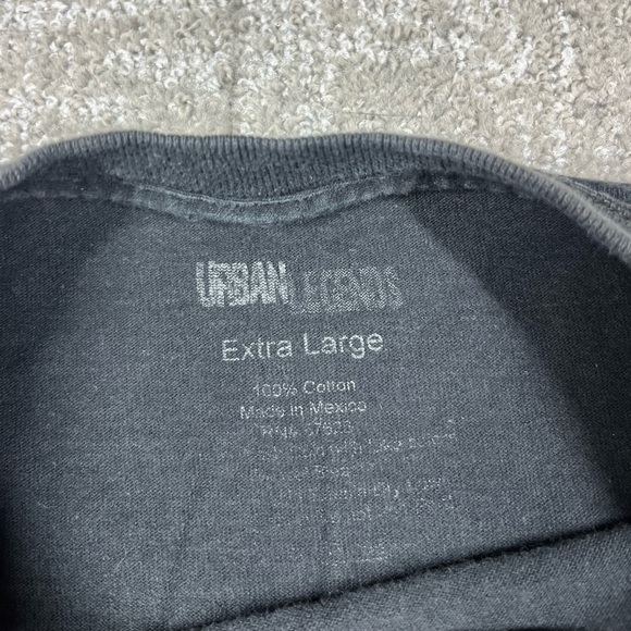 Y2K Urban Legends Goth Grunge Tribal Skull T-Shirt Mens size XL - Picture 3 of 6